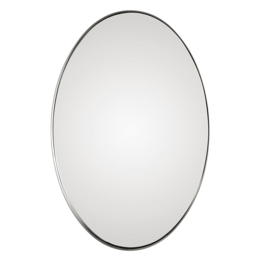 Uttermost-09354-Pursley - 30 Inch Oval Mirror - 20 inches wide by 2.25 inches deep   Pursley - 30 Inch Oval Mirror - 20 inches wide by 2.25 inches deep