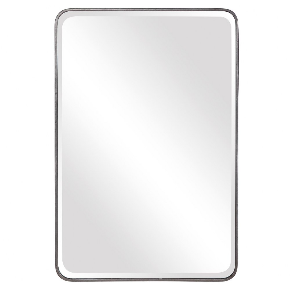 Uttermost-09605-Aramis - 36 Inch Mirror   Distressed Silver Leaf Finish