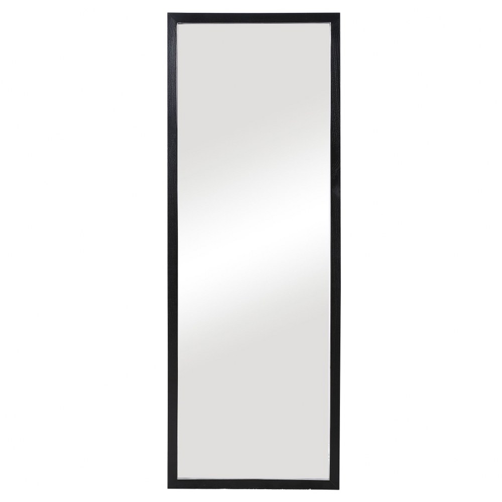 Uttermost-09608-Avri - 74.88 Inch Oversized Mirror   Matte Black/Stainless Steel Finish