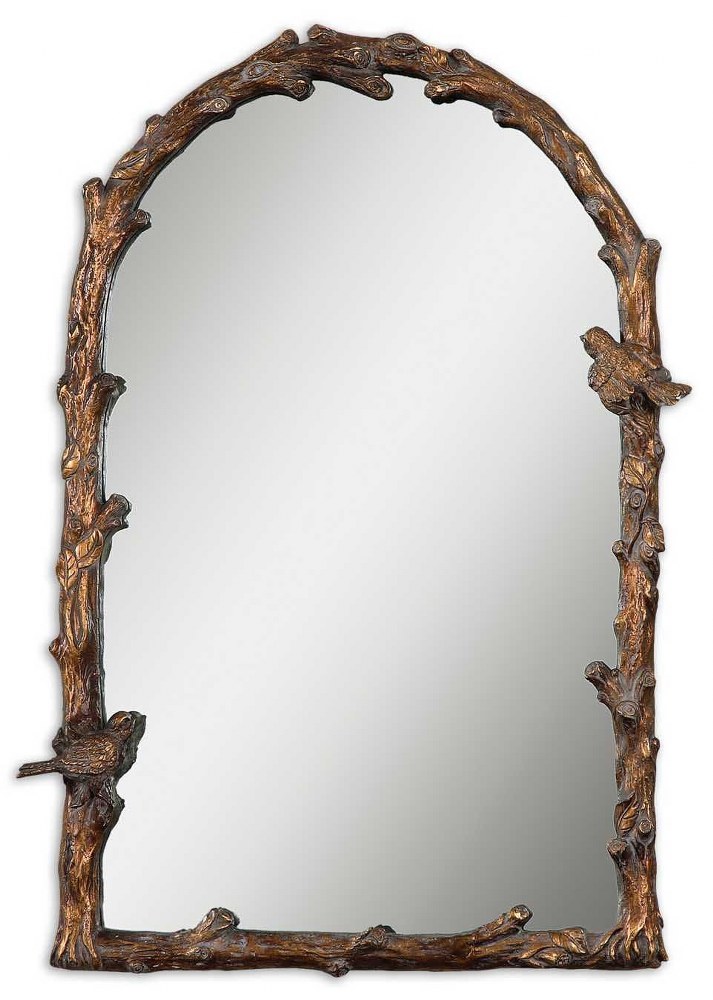 Uttermost 13774 Paza - 36.75 inch Arch Mirror - 26.75 inches wide by 2.5 inches