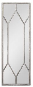 Uttermost-13844-Sarconi - 78.75 inch Oversized Mirror   Distressed Silver Leaf Finish