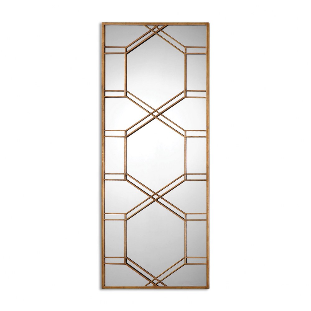 Uttermost-13922-Kennis - 70 Inch Leaner Mirror   Gold Leaf Finish