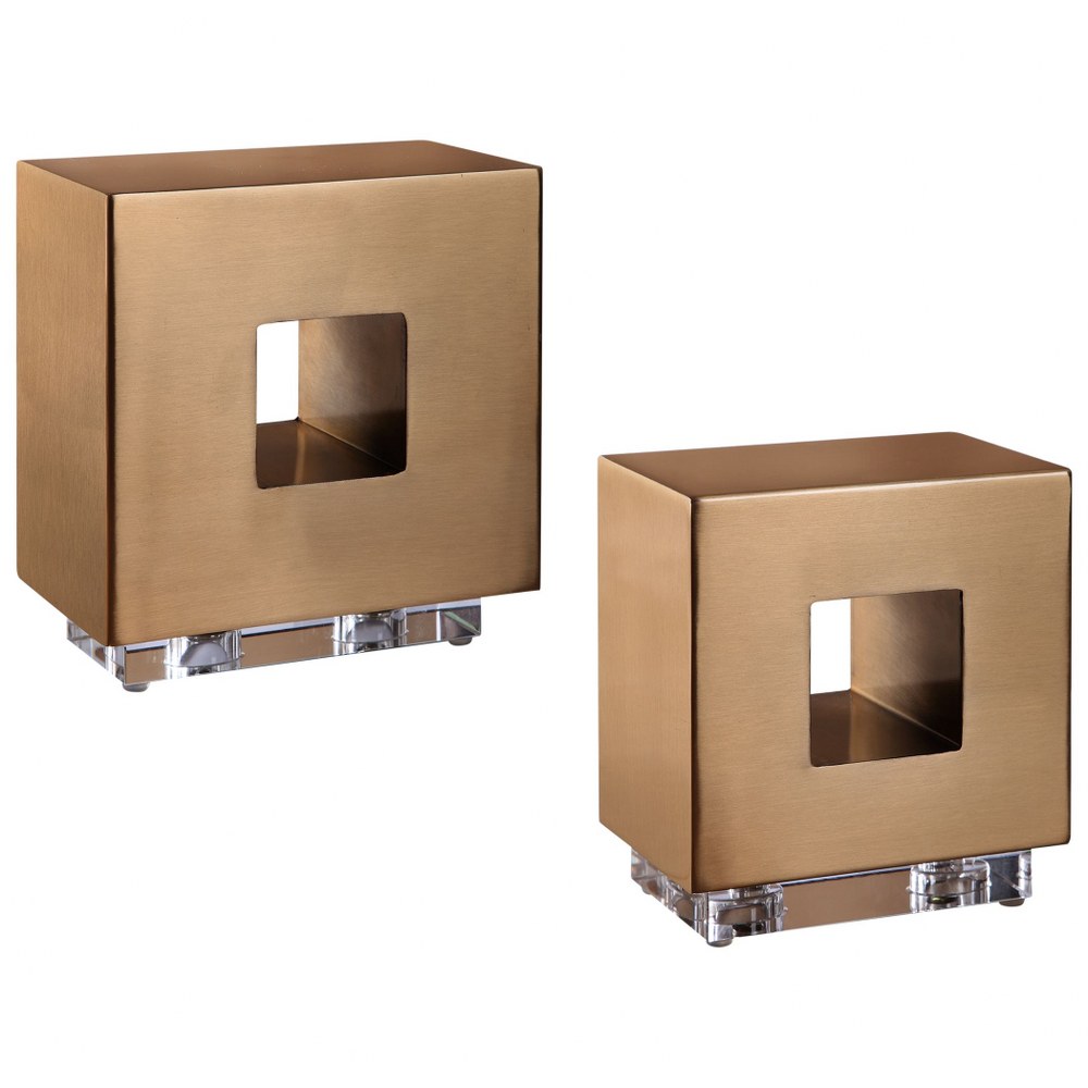 3825813 Uttermost-17730-Rooney - 8.75 inch Cubes (Set of 2 sku 3825813