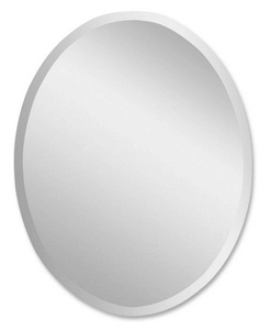 Uttermost-19590 B-Frameless - 36 inch Large Oval Mirror - 24 inches wide by 0.5 inches deep   Frameless - 36 inch Large Oval Mirror - 24 inches wide by 0.5 inches deep