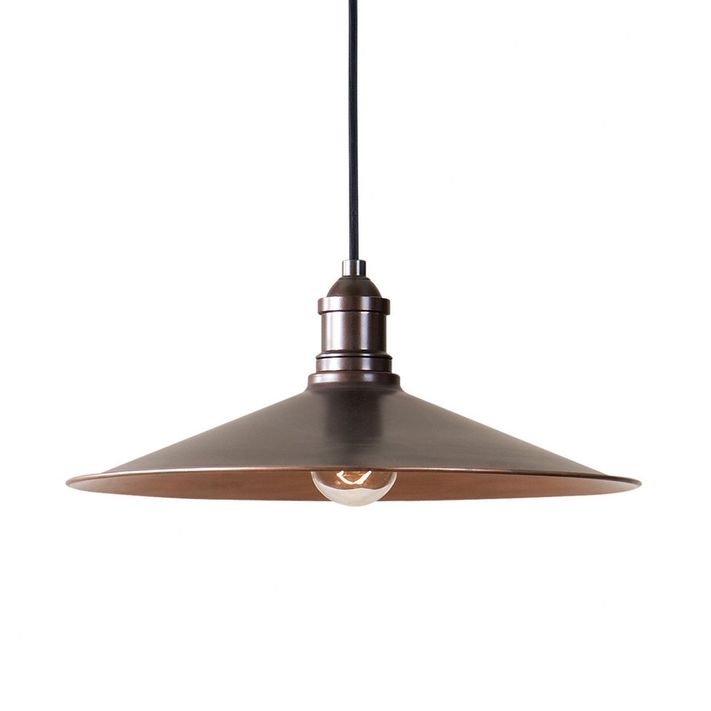 Uttermost-22051-Barnstead Pendant 1 Light - 14 inches wide by 14 inches deep   Antique Copper Finish