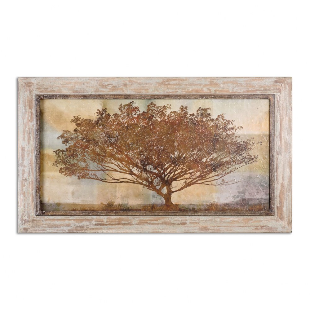 Uttermost-51100-Autumn Radiance Sepia - 31.88 inch Framed Art - 56.13 inches wide by 1.5 inches deep   Light Wood/Gray Wash/Darker Brown/Gray/Taupe Paint Finish