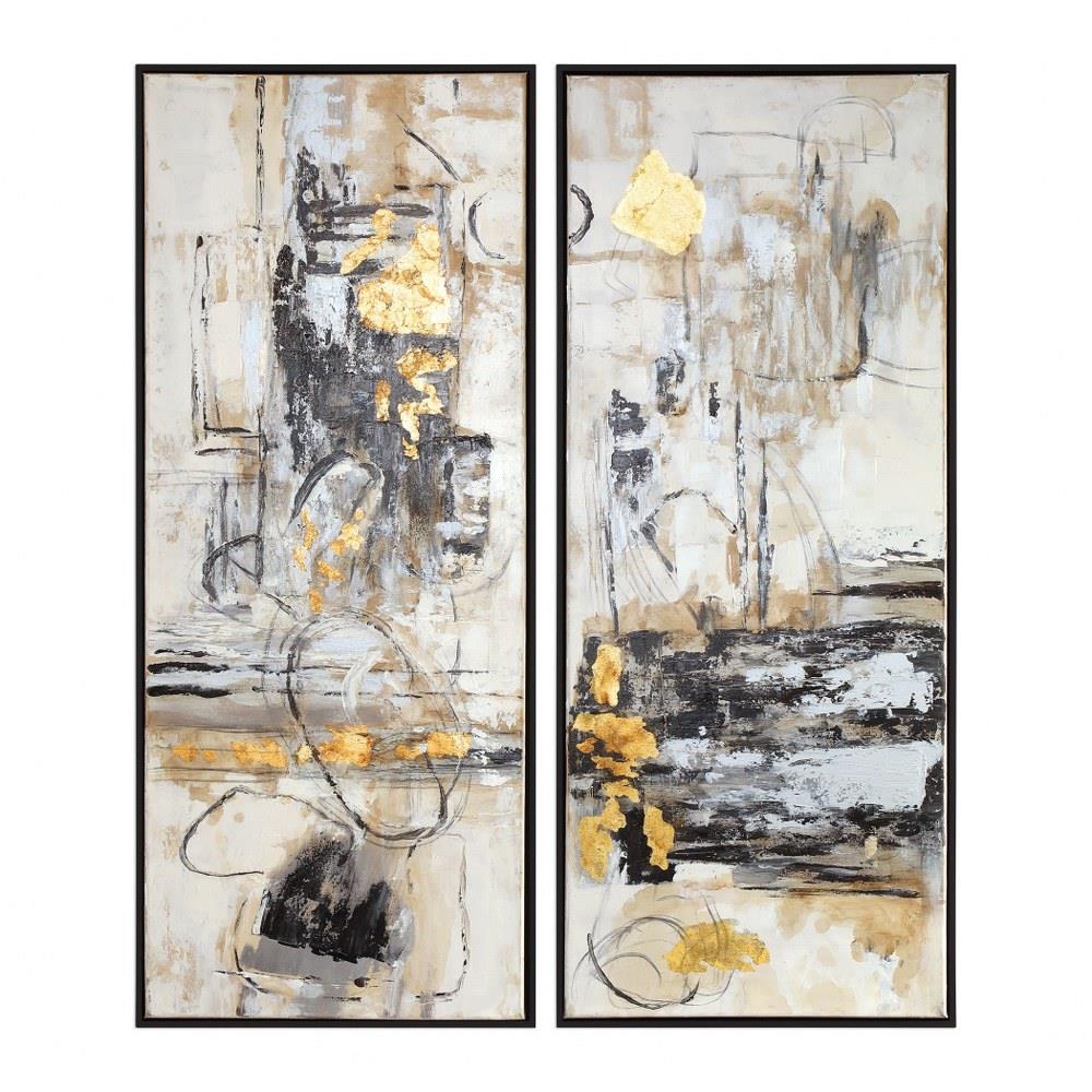 Uttermost 51302 Life Scenes 51 Inch Abstract Art Set Of 2