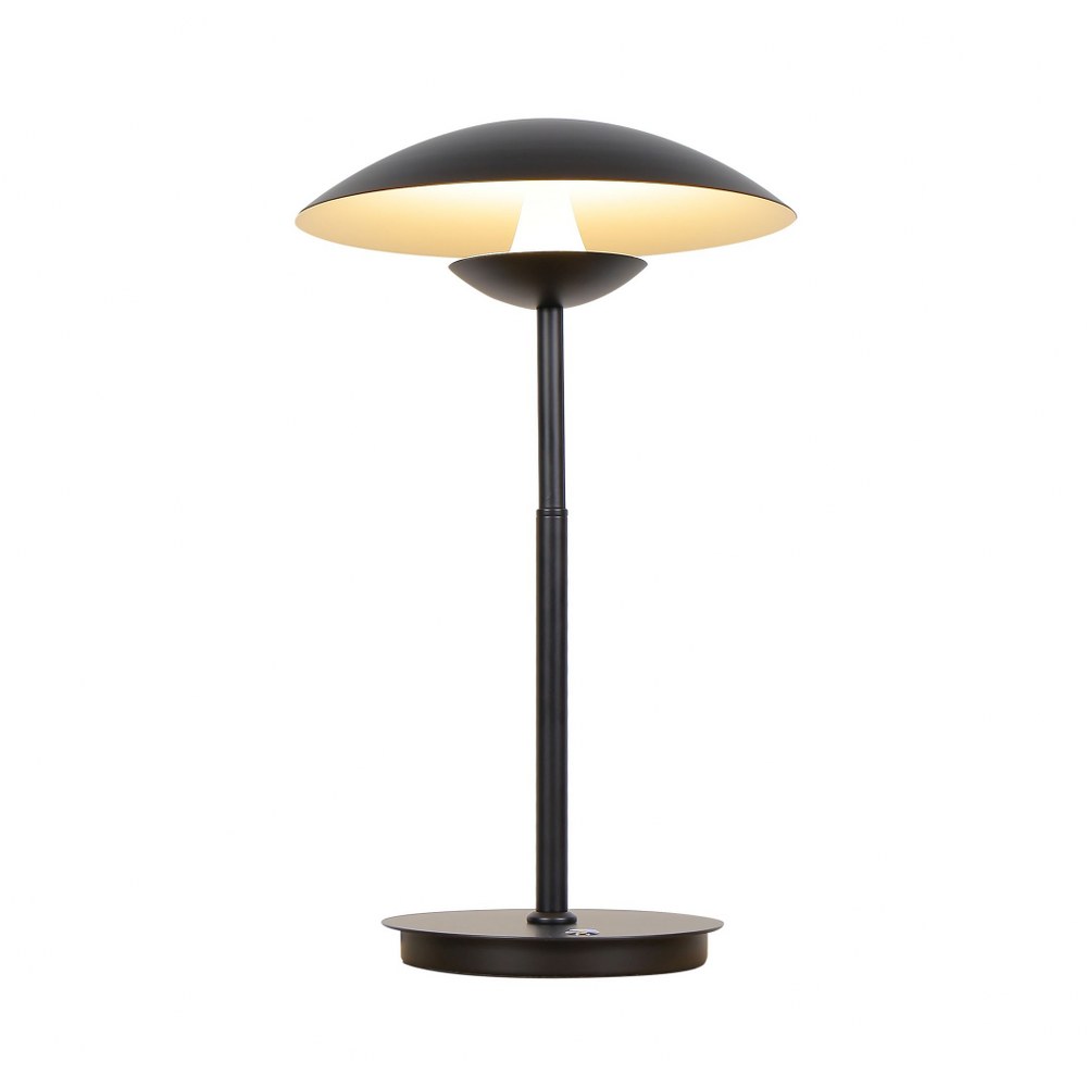 VONN LIGHTING-VAT6261BL-Rimini - 20 inch 7W LED Table Lamp   Black Finish