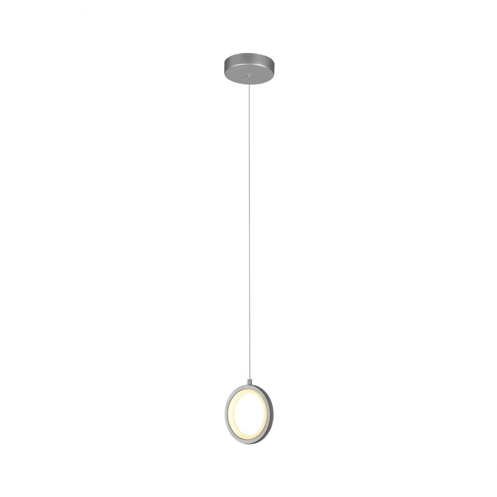 VONN LIGHTING-VMP27300AL-Tania - 5 Inch 7.73W LED Pendant   Silver Finish