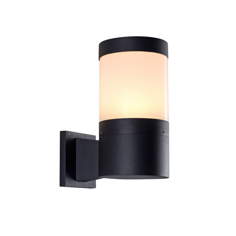 VONN LIGHTING-VOW1756BL-Modern - 11.25 inch 5W LED Outdoor Wall Sconce   Black Finish
