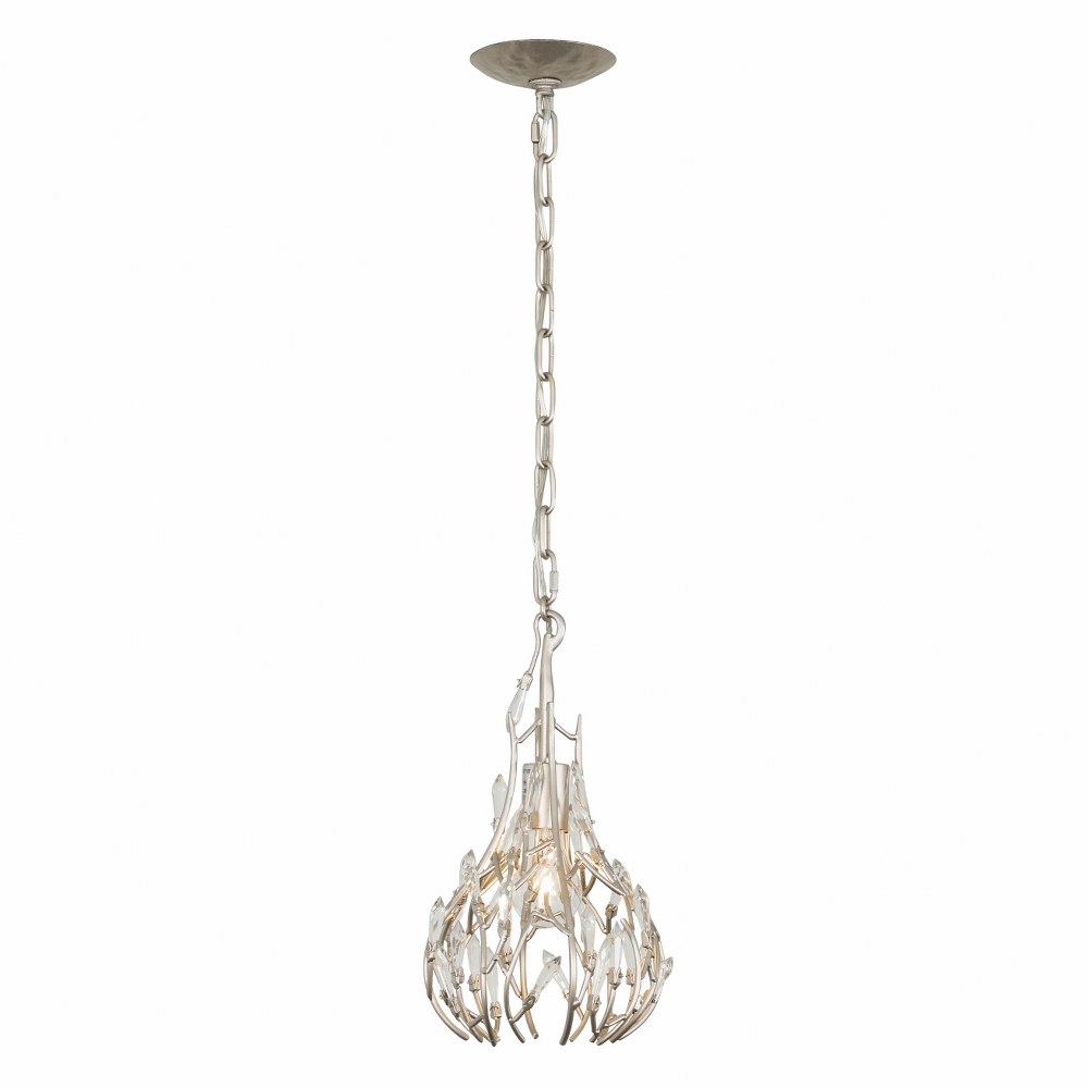 Varaluz Lighting-271M01GD-Bask - One Light Mini Pendant   Gold Dust Finish with Premium Pre-Installed Crystal
