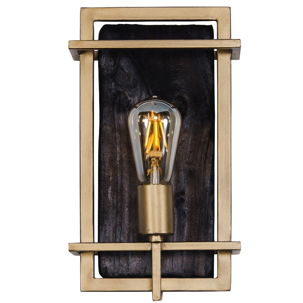 Varaluz Lighting-294W01RG-Madeira - 13.13 Inch 4W 1 LED Wall Sconce   Rustic Gold Finish