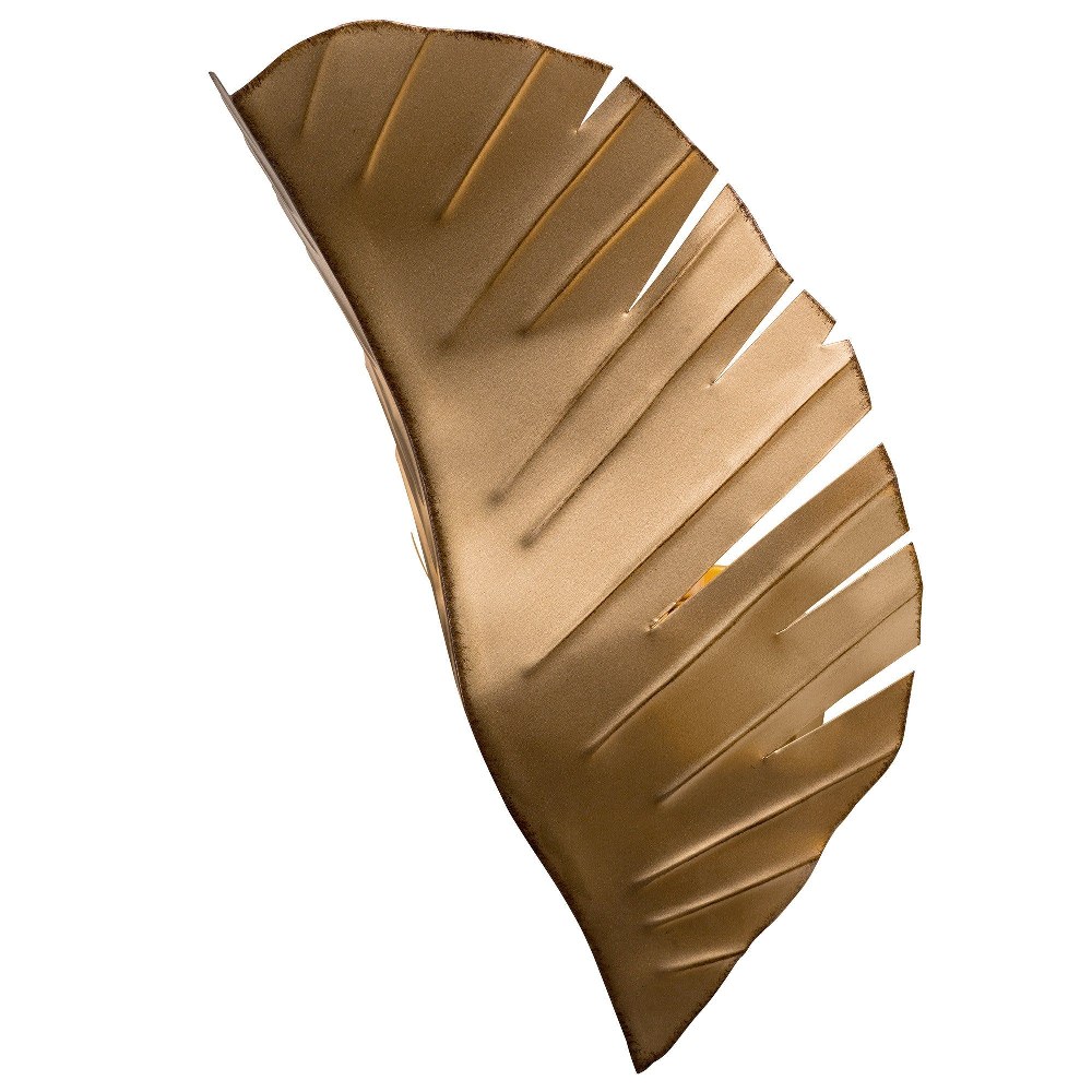 Varaluz Lighting-901K02GO-Banana Leaf - 2 Light Wall Sconce Gold  Banana Leaf Finish