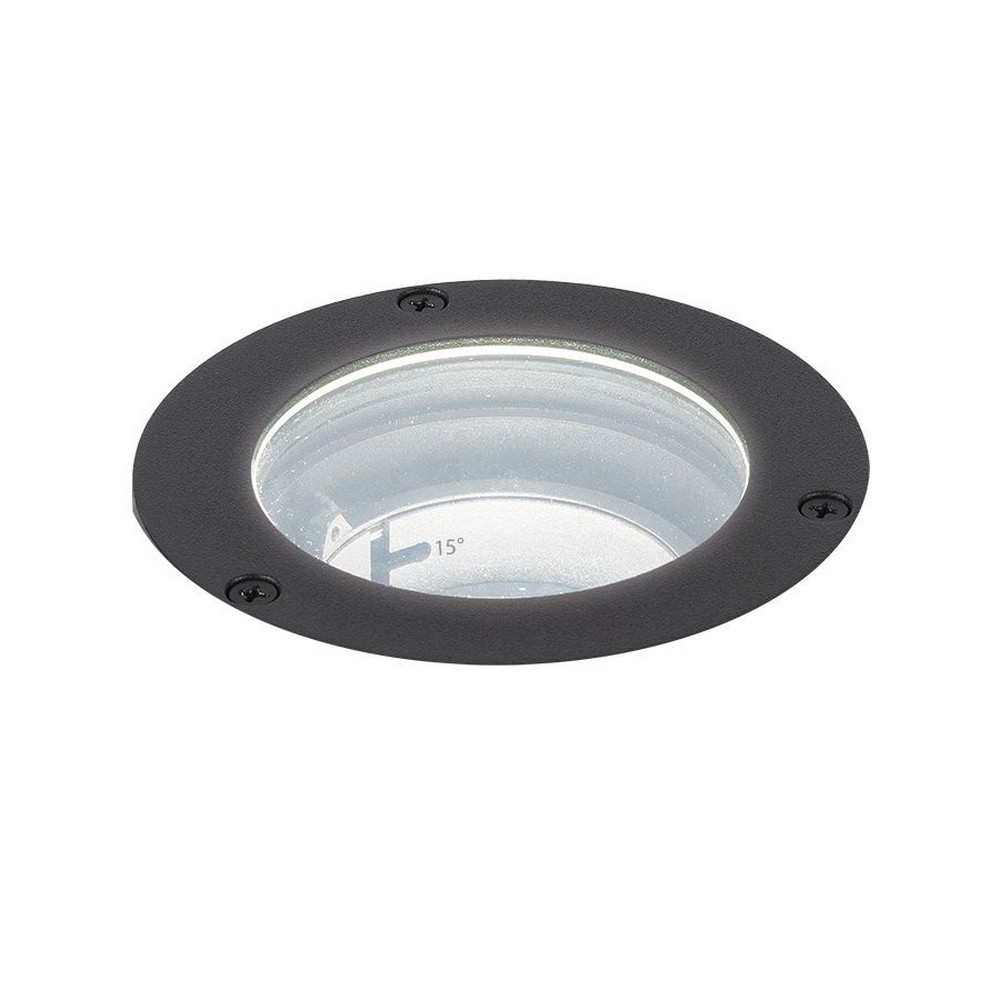 WAC Lighting-5031-30BZ-12V 12W 1 LED Inground Well Light-4.63 Inches Wide by 6.25 Inches High Bronze 3000 Bronze Finish with Clear Glass