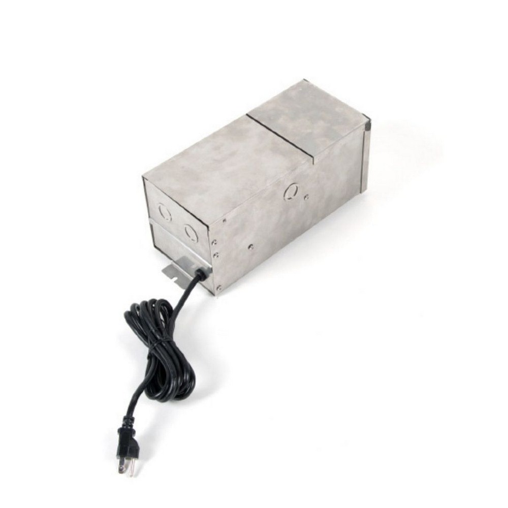 WAC Lighting-9075-TRN-SS-Accessory-75W Outdoor Magnetic Transformer-5.39 Inches Wide by 14 Inches High   Stainless Steel Finish