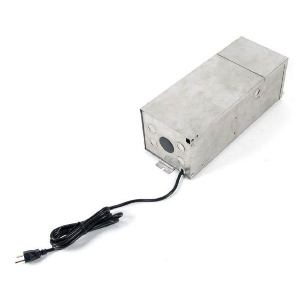 WAC Lighting-9150-TRN-SS-Accessory-150W Outdoor Magnetic Transformer-6.75 Inches Wide by 17 Inches High   Stainless Steel Finish