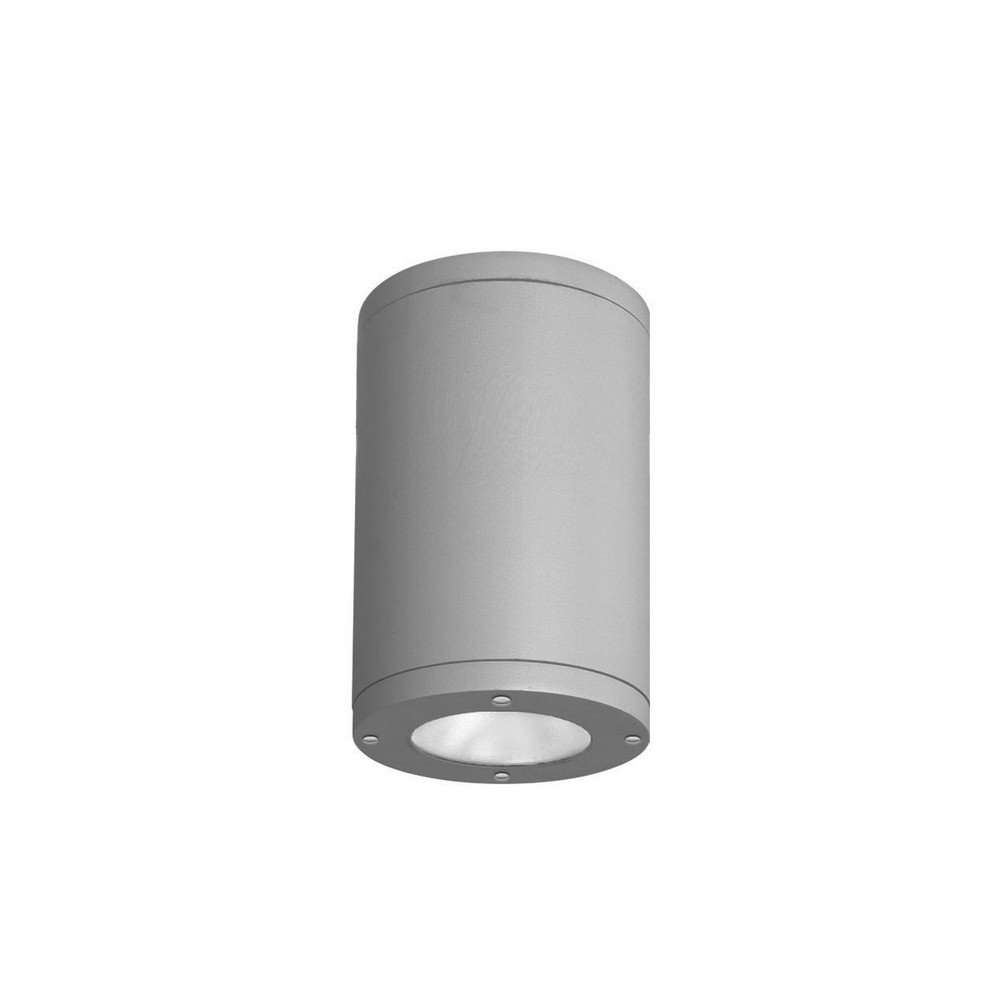 WAC Lighting-DS-CD05-F40-GH-Tube Architectural-27W 33 degree 1 LED Flush Mount in Contemporary Style-4.88 Inches Wide by 7.13 Inches High Graphite  White Finish with White Glass