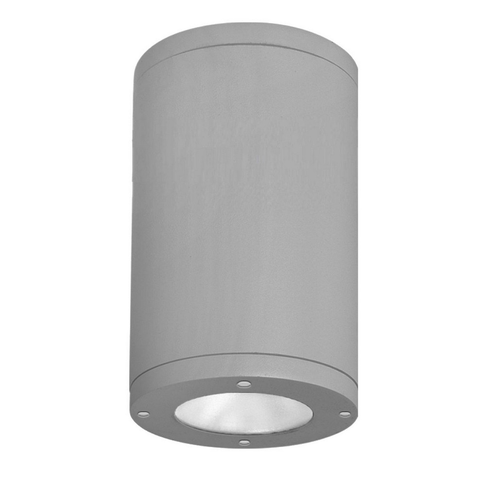 WAC Lighting-DS-CD08-F40-GH-Tube Architectural-54W 40 degree 4000K 1 LED Flush Mount in Contemporary Style-7.88 Inches Wide by 11.75 Inches High   Graphite Finish with White Glass