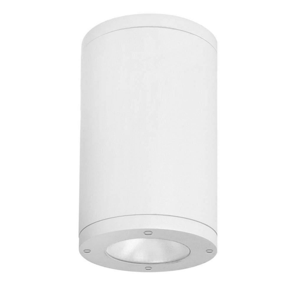 WAC Lighting-DS-CD08-F40-WT-Tube Architectural-54W 40 degree 4000K 1 LED Flush Mount in Contemporary Style-7.88 Inches Wide by 11.75 Inches High   White Finish with White Glass