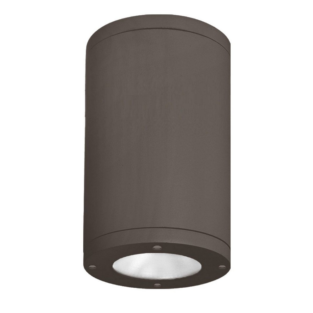 WAC Lighting-DS-CD08-S40-BZ-Tube Architectural-54W 14 degree 4000K 1 LED Flush Mount in Contemporary Style-7.88 Inches Wide by 11.75 Inches High   Bronze Finish with White Glass