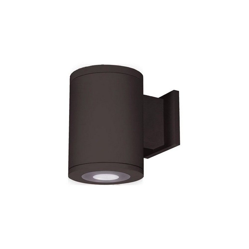 WAC Lighting-DS-WD05-U30B-BZ-Tube Architectural-11W 6 degree 3000K 2 LED Up/Down Ultra Narrow Beam Wall Mount in Contemporary Style-4.88 Inches Wide by 12.5 Inches High   Bronze Finish with Clear Glas