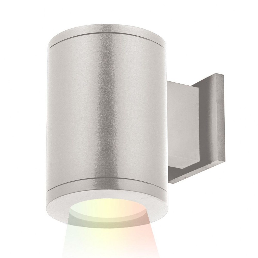 WAC Lighting-DS-WS05-FB-CC-GH-Tube Architectural-31W 33 degree Color Changing 2 LED Flood Beam Wall Mount in Contemporary Style-4.88 Inches Wide by 7.13 Inches High   Graphite Finish with Clear Glass