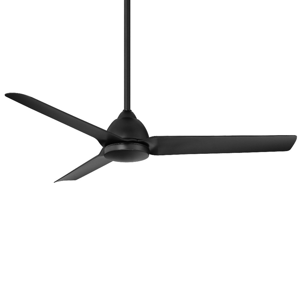 WAC Lighting-F-001-MB-Mocha - 3 Blade Ceiling Fan In Traditional Style-13 Inches Tall and 54 Inches Wide Matte Black  Mocha - 3 Blade Ceiling Fan In Traditional Style-13 Inches Tall and 54 Inches Wide