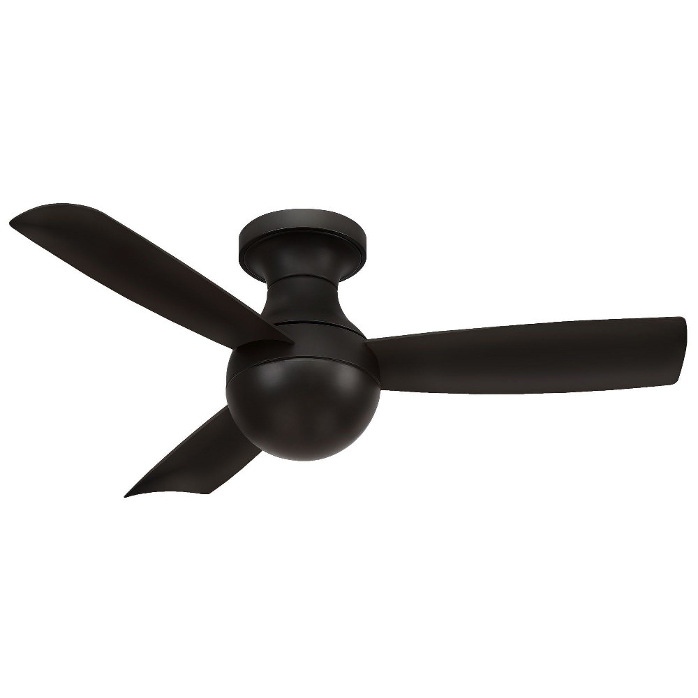 WAC Lighting-F-004-MB-Orb-Ceiling Fan False Matte Black Brushed Nickel