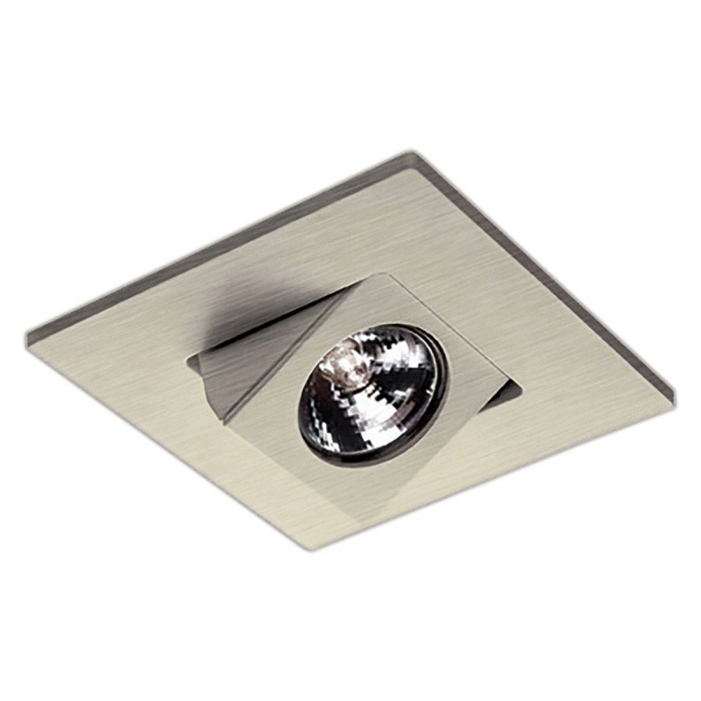 WAC Lighting-HR-D416-BN-1 Light Square Adjustable Directional Trim in Functional Style-5.13 Inches Wide by 1.19 Inches High Brushed Nickel  Brushed Nickel Finish