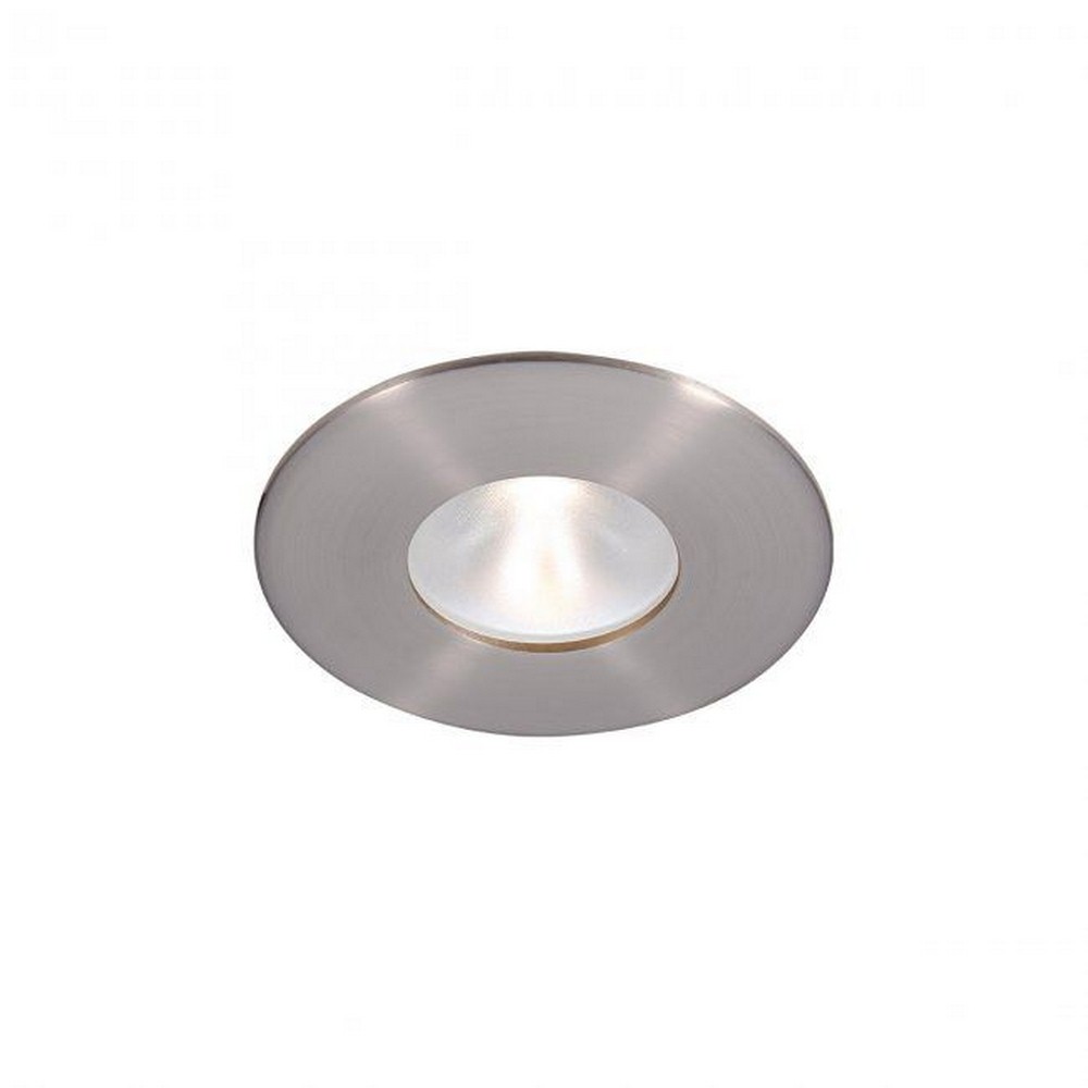 WAC Lighting-HR2LD-ET109PS830BN-Tesla PRO - 2 Inch 14.5W 3000K 85CRI 1 LED Energy Star Round Trim Glass Lens with Light Engine   Brushed Nickel Finish with Borosilicate Clear Glass