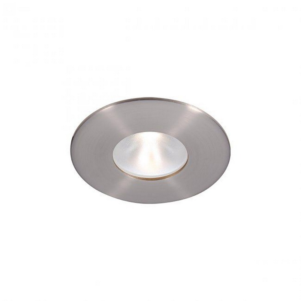 WAC Lighting-HR2LD-ET109PS835BN-Tesla PRO - 2 Inch 14.5W 3500K 85CRI 1 LED Energy Star Round Trim Glass Lens with Light Engine   Brushed Nickel Finish with Borosilicate Clear Glass