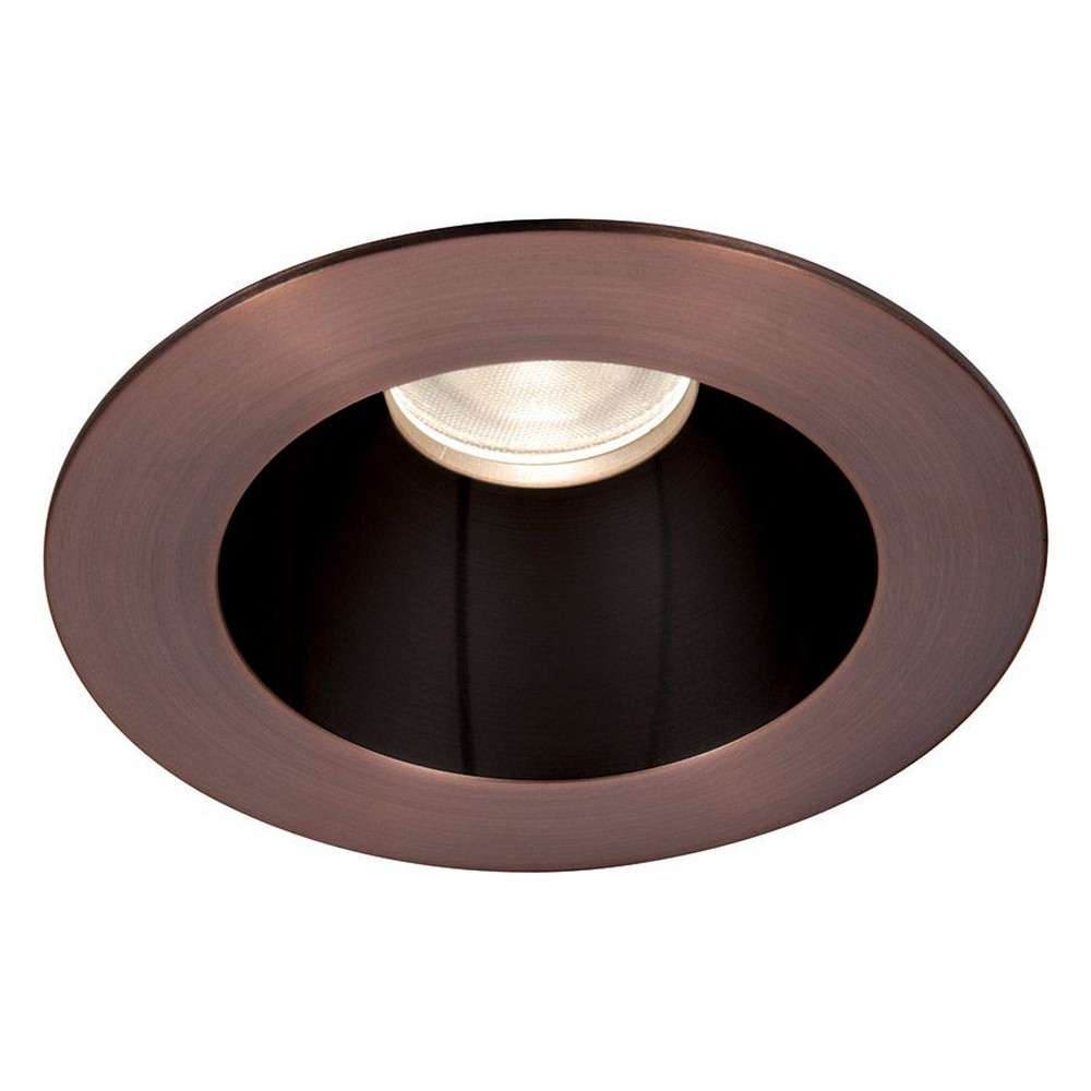 WAC Lighting-HR3LEDT118PS827BCB-Tesla PRO - 3.5 Inch 21.5W 2700K 85CRI 1 LED Round Open Reflector Trim with Light Engine   Black Copper Bronze Finish with Borosilicate Clear Glass