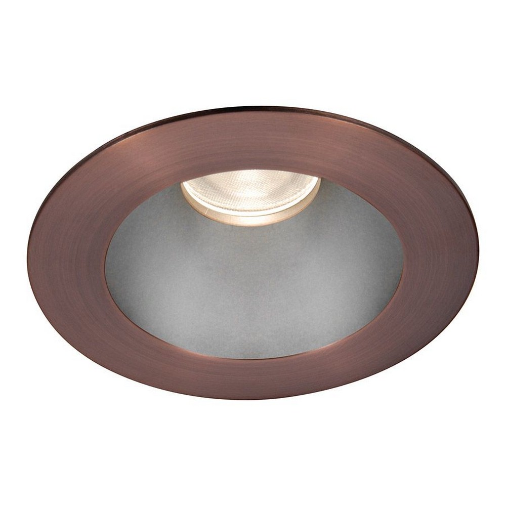 WAC Lighting-HR3LEDT118PS827HCB-Tesla PRO - 3.5 Inch 21.5W 2700K 85CRI 1 LED Round Open Reflector Trim with Light Engine   Haze Copper Bronze Finish with Borosilicate Clear Glass