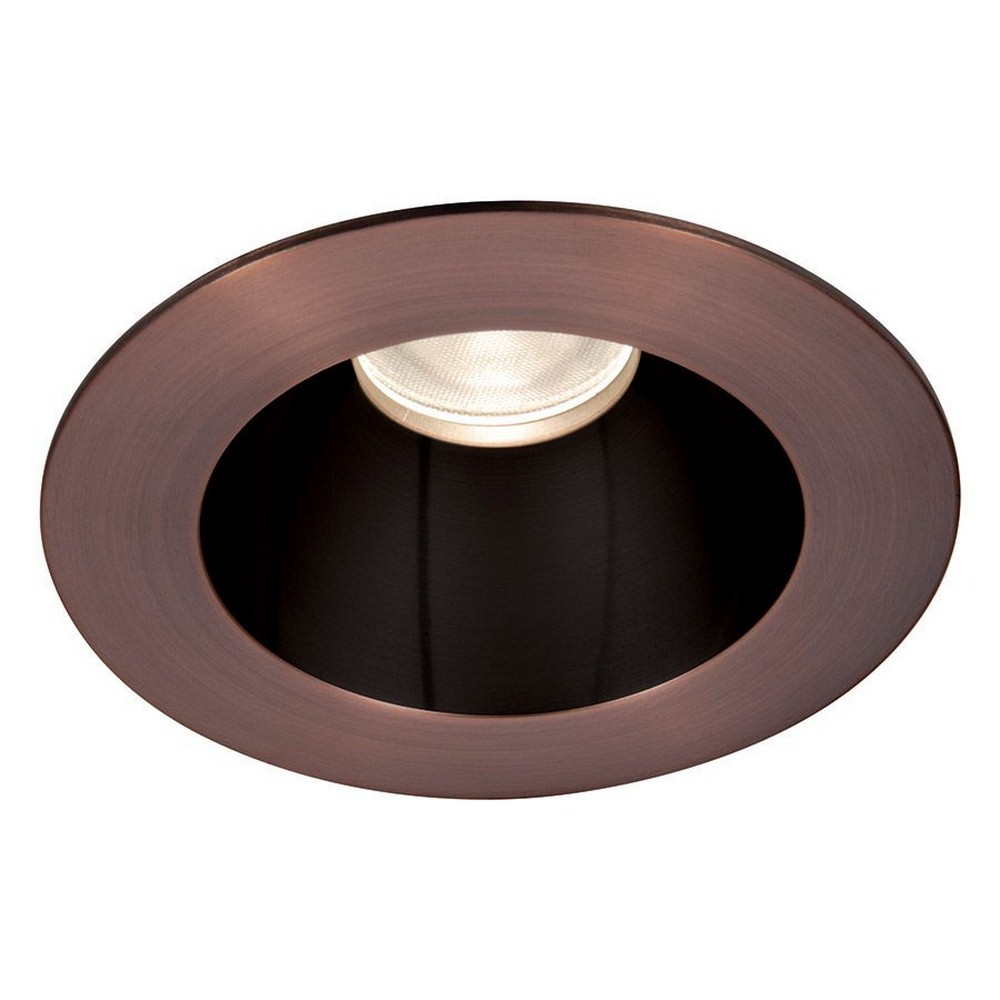 WAC Lighting-HR3LEDT118PS830BCB-Tesla PRO - 3.5 Inch 21.5W 3000K 85CRI 1 LED Round Open Reflector Trim with Light Engine   Black Copper Bronze Finish with Borosilicate Clear Glass