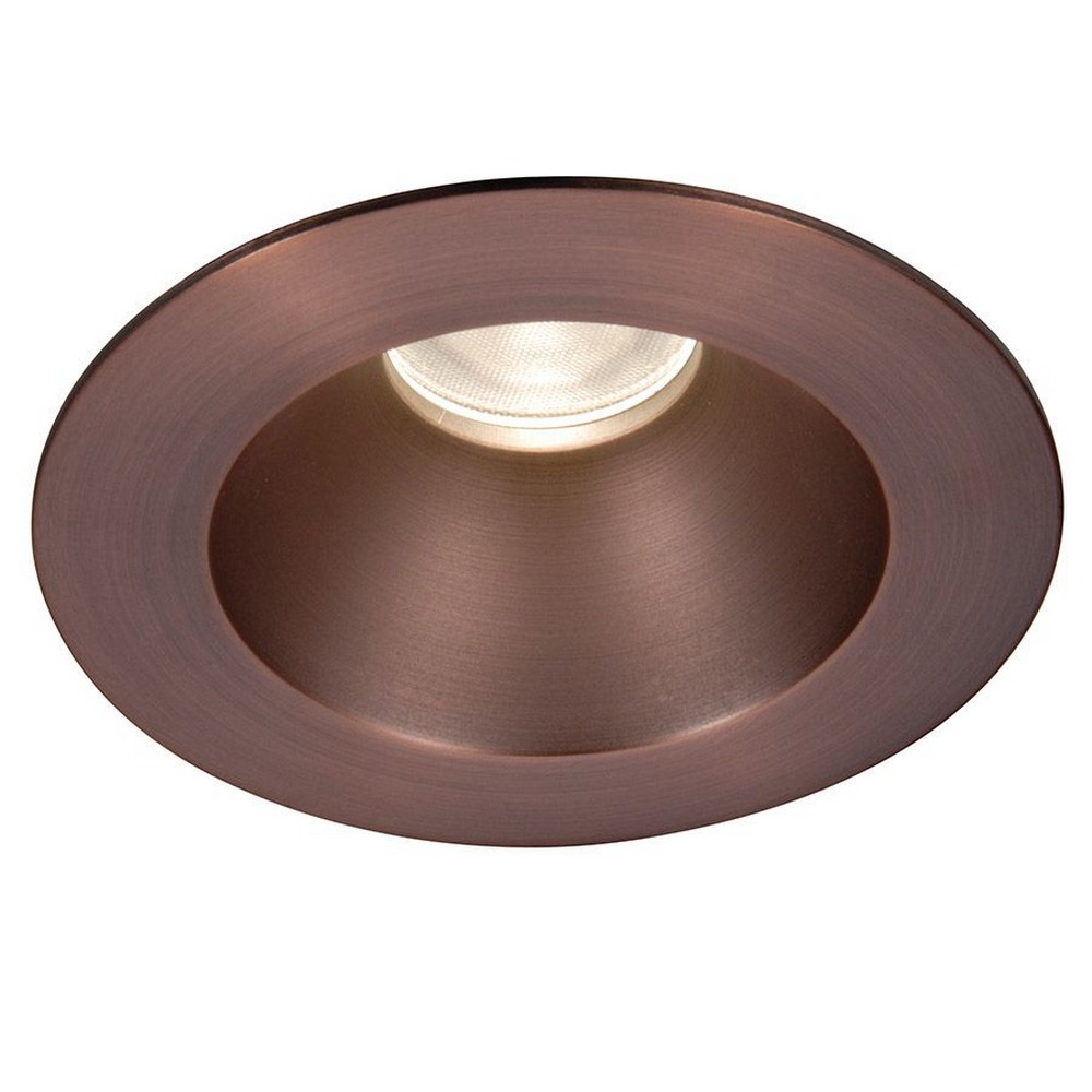 WAC Lighting-HR3LEDT118PS830CB-Tesla PRO - 3.5 Inch 21.5W 3000K 85CRI 1 LED Round Open Reflector Trim with Light Engine   Copper Bronze Finish with Borosilicate Clear Glass