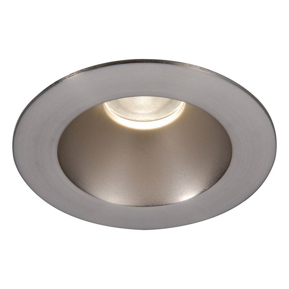 WAC Lighting-HR3LEDT118PS930BN-Tesla PRO - 3.5 Inch 21.5W 3000K 90CRI 1 LED Round Open Reflector Trim with Light Engine   Brushed Nickel Finish with Borosilicate Clear Glass