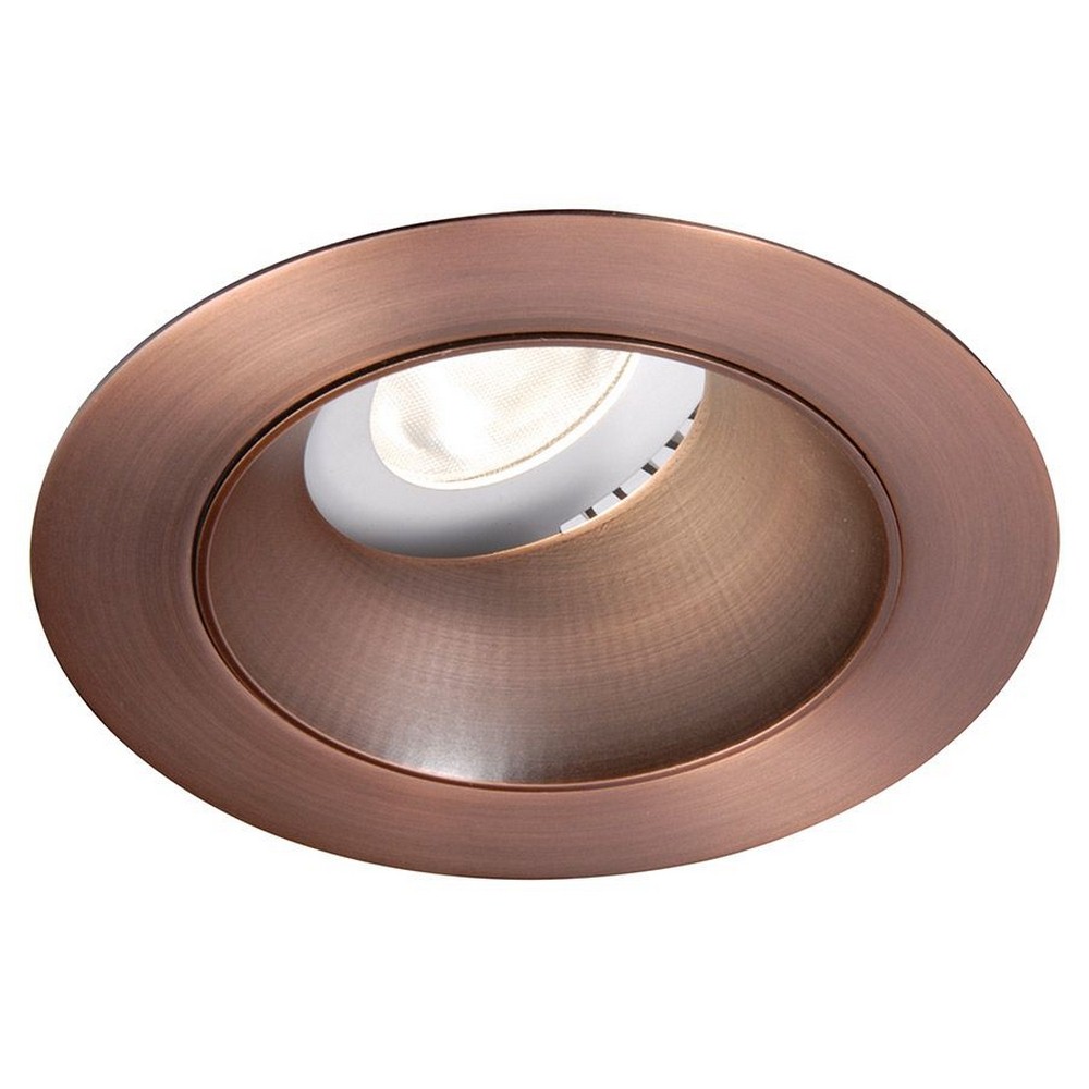 WAC Lighting-HR3LEDT318PS927CB-Tesla PRO - 3.5 Inch 21.5W 18 degree 2700K 90CRI 1 LED Round Adjustable Trim with Light Engine   Copper Bronze Finish with Borosilicate Clear Glass