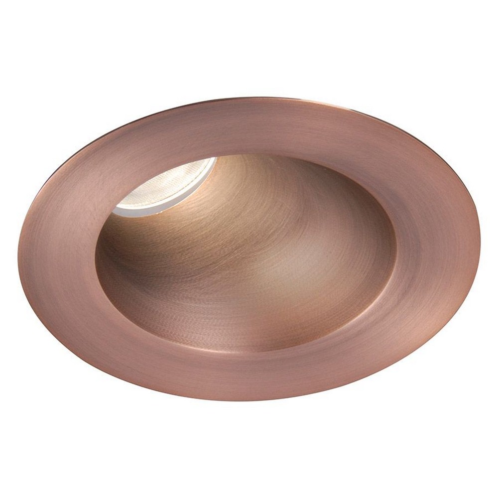 WAC Lighting-HR3LEDT418PS827CB-Tesla PRO - 3.5 Inch 21.5W 2700K 85CRI 1 LED Round Adjustable Trim with Light Engine   Copper Bronze Finish with Borosilicate Clear Glass