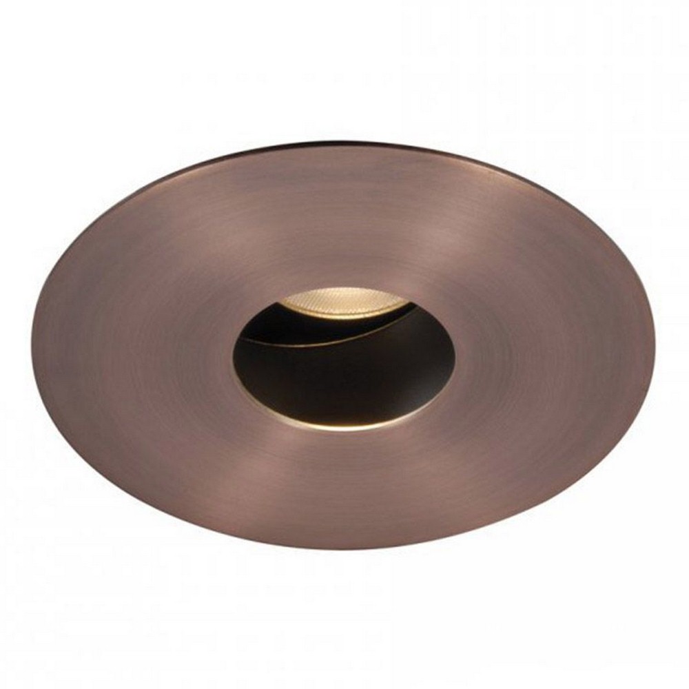 WAC Lighting-HR3LEDT618PS827CB-Tesla PRO - 3.5 Inch 21.5W 2700K 85CRI LED Round Pinhole Trim with Light Engine   Copper Bronze Finish with Borosilicate Clear Glass