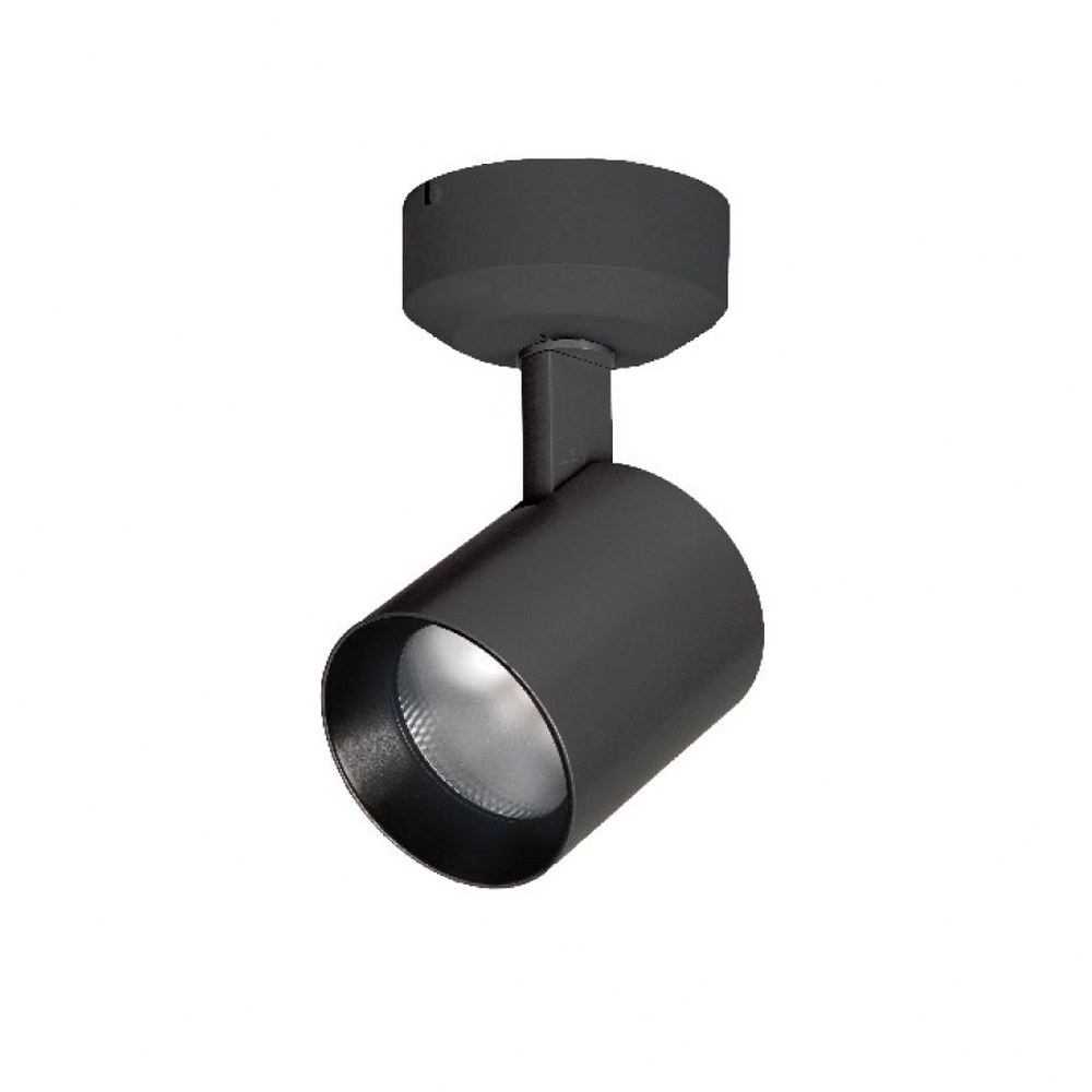 WAC Lighting-MO-6022A-827-BK-Lucio-22W ASY 2700K 85CRI 1 LED Monopoint Spot Light in Contemporary Style-4.5 Inches Wide by 8.38 Inches High   Black Finish with Clear Glass