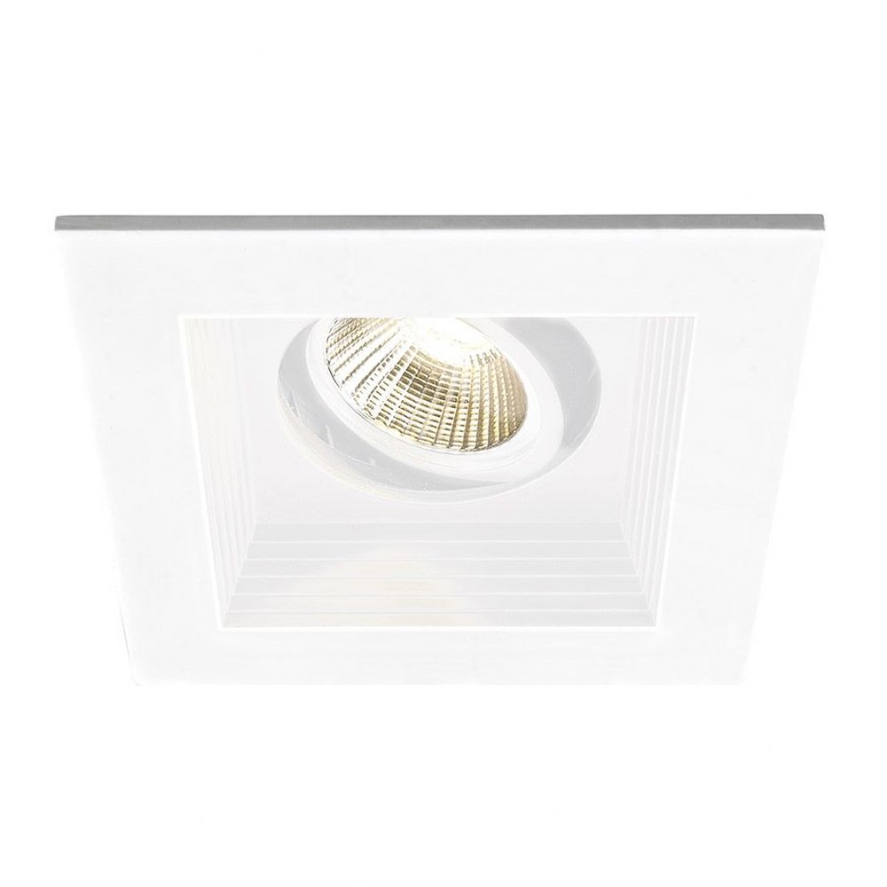 WAC Lighting-MT-3LD111NA-W927WT-Mini Multiples-11W 45 degree 2700K 90CRI 1 LED Airtight Housing with Trim in Functional Style-9.88 Inches Wide by 5.13 Inches High   White Finish