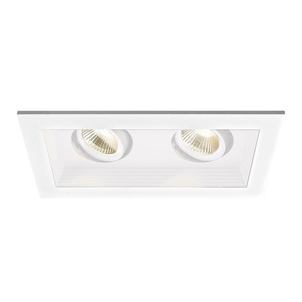 WAC Lighting-MT-3LD211NA-F927WT-Mini Multiples-22W 25 degree 2700K 90CRI 2 LED Airtight Housing with Trim in Functional Style-8.69 Inches Wide by 5.13 Inches High   White Finish