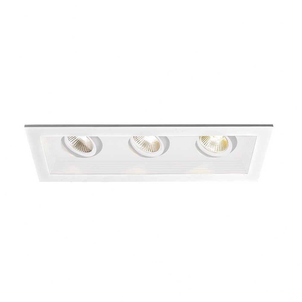 WAC Lighting-MT-3LD311NA-F927WT-Mini Multiples-33W 25 degree 2700K 90CRI 3 LED Airtight Housing with Trim in Functional Style-8.69 Inches Wide by 5.13 Inches High   White Finish