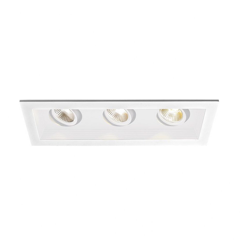 WAC Lighting-MT-3LD311R-F935-WT-Mini Multiples-33W 25 degree 3500K 90CRI 3 LED Airtight Housing with Trim in Functional Style-4.75 Inches Wide by 6.13 Inches High   White Finish