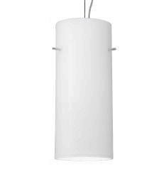 WAC Lighting-PLD-F4-454WT/BN-Dax-One Light Line Voltage Pendant with Canopy Mount-5.13 Inches Wide by 11.75 Inches High Brushed Nickel  Brushed Nickel Finish with Amber Glass