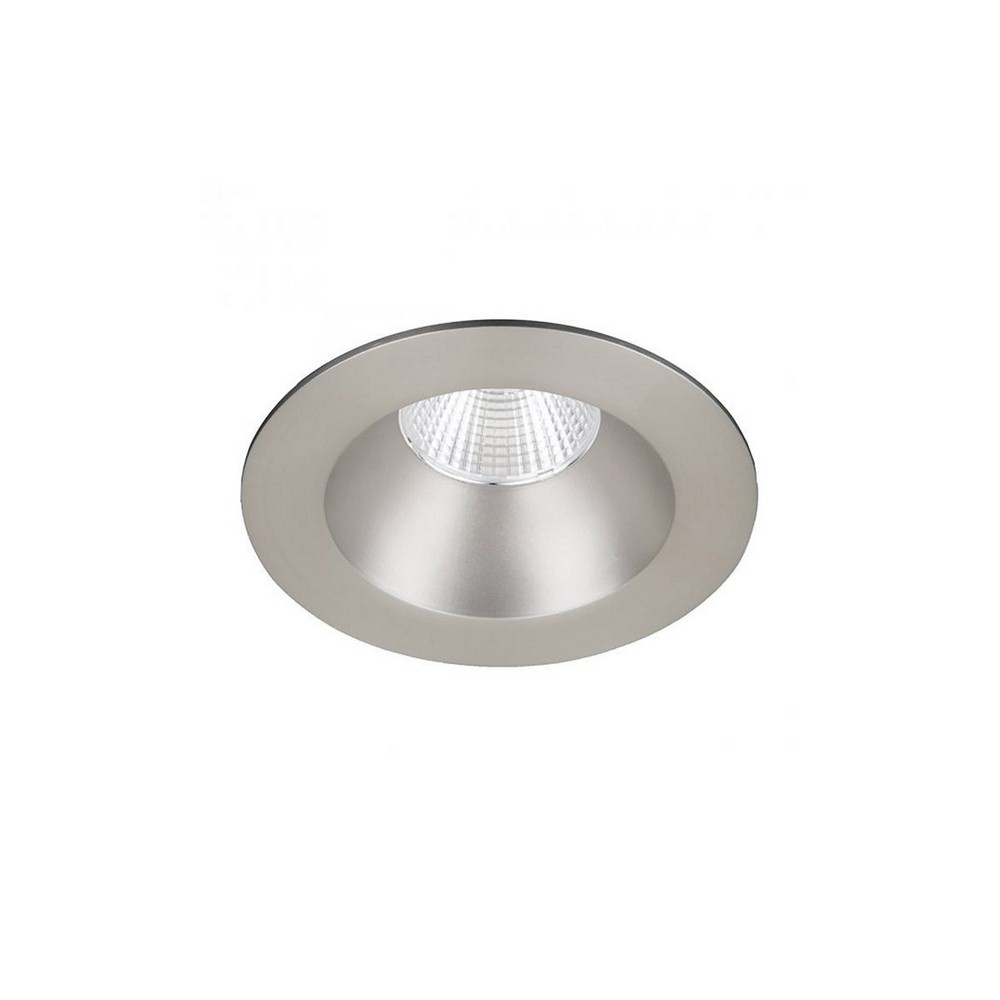 WAC Lighting-R2BRD-F927-BN-Oculux-9W 45 degree 2700K 90CRI LED Round Open Reflector Trim with in Functional Style-5.88 Inches Wide by 3.96 Inches High   Brushed Nickel Finish with Frosted Glass