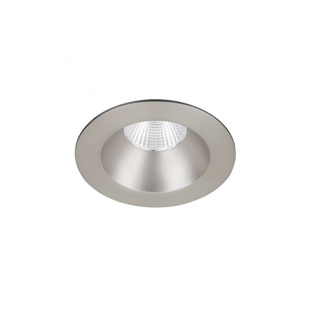 WAC Lighting-R2BRD-N927-BN-Oculux-9W 25 degree 2700K 90CRI LED Round Open Reflector Trim with in Functional Style-5.88 Inches Wide by 3.96 Inches High   Brushed Nickel Finish with Frosted Glass