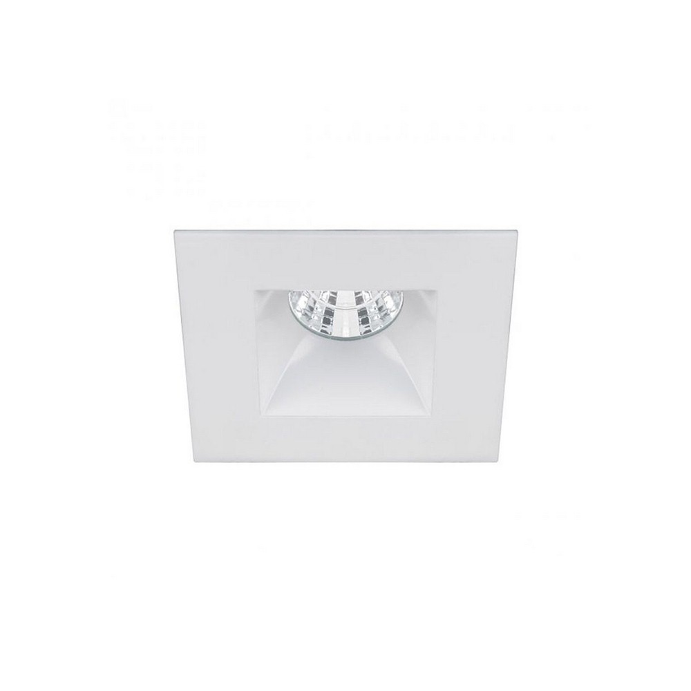 WAC Lighting-R2BSD-N927-WT-Oculux-9W 25 degree 2700K 90CRI LED Square Open Reflector Trim with in Functional Style-5.88 Inches Wide by 3.96 Inches High   White Finish with Frosted Glass