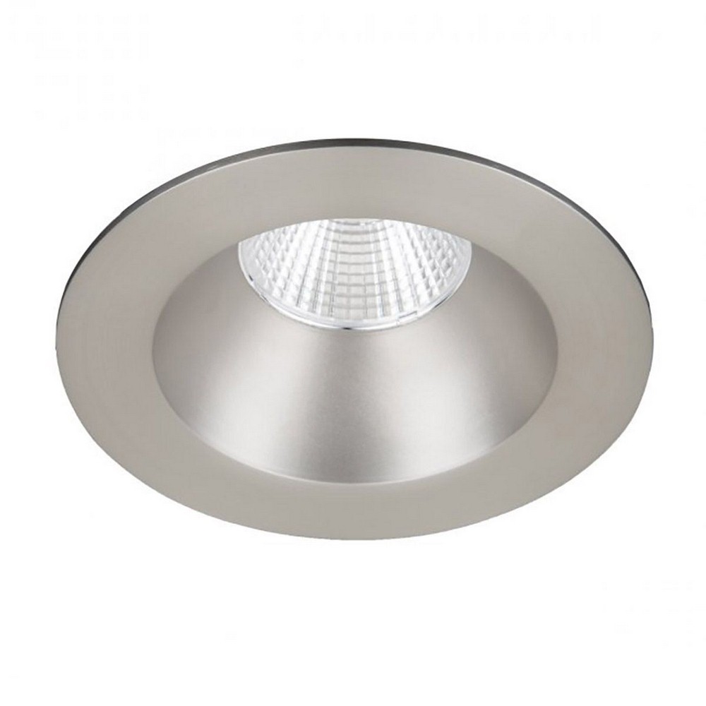 WAC Lighting-R3BRD-F927-BN-Oculux-11W 50 degree 90CRI 1 LED Round Open Reflector Trim in Contemporary Style-4.75 Inches Wide by 4 Inches High 2700 Brushed Nickel White Finish with Frosted Glass