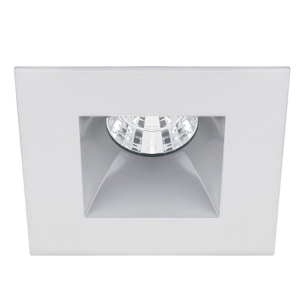 WAC Lighting-R3BSD-F927-HZWT-Oculux-11W 50 degree 90CRI 1 LED Square Open Reflector Trim in Contemporary Style-4.75 Inches Wide by 4 Inches High 2700 Haze/White White Finish with Frosted Glass